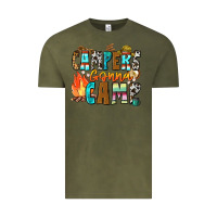 Vintage Olive campers gonna camp Vintage Tee - Zillion Design Studio