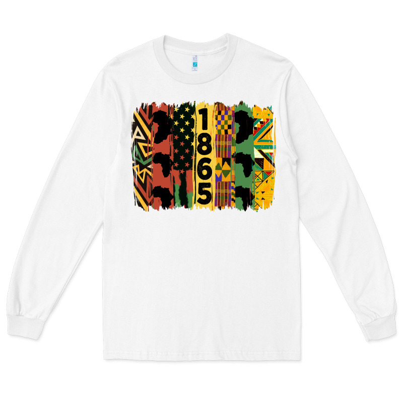 Juneteenth Brush Stroke 2 Long Sleeve Tee by HRA Design Shop | Teevron
