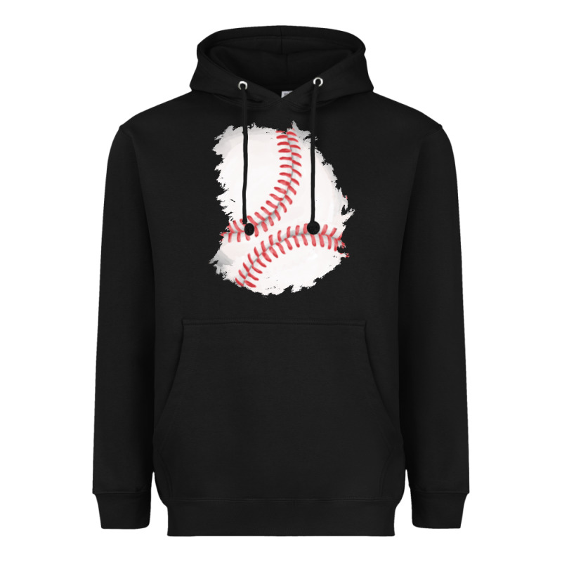 Baseball Patch Heavyweight Hoodie by AdoDesignShop | Teevron