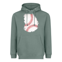 Sage baseball patch Heavyweight Hoodie - AdoDesignShop