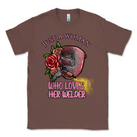 Chestnut just a woman who loves her welder Classic Tee - SublimationCraftShop