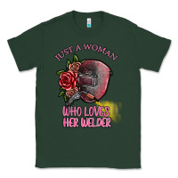 Sports Green just a woman who loves her welder Classic Tee - SublimationCraftShop