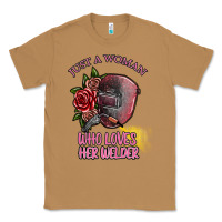 Toasted Coconut just a woman who loves her welder Classic Tee - SublimationCraftShop