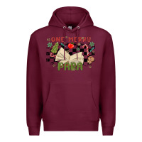 Burgundy one merry para Premium Hoodie - MaliasSmallBusiness