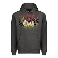Charcoal Heather one merry para Premium Hoodie - MaliasSmallBusiness