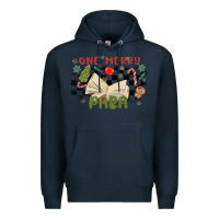 Navy one merry para Premium Hoodie - MaliasSmallBusiness