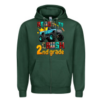 Sports Green ready to school crush 2nd grade Zipper Hoodie - AdoDesignShop