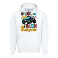 White ready to school crush 2nd grade Zipper Hoodie - AdoDesignShop