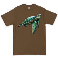 Cacao sea turtle Premium Tee - Artiststas