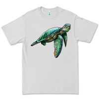 Dove Grey sea turtle Premium Tee - Artiststas