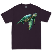 Plum sea turtle Premium Tee - Artiststas