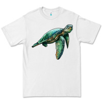 White sea turtle Premium Tee - Artiststas