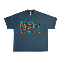 Midnight Navy teach your heart out Urban Heavy Tee - texasbilliewilder