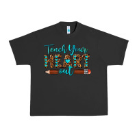 Pigment Black teach your heart out Urban Heavy Tee - texasbilliewilder
