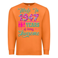 Carrot made in 1947, 75 years of being awesome kopya Premium Sweatshirt - Jasminsmagicworld