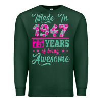Sports Green made in 1947, 75 years of being awesome kopya Premium Sweatshirt - Jasminsmagicworld