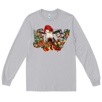 Moon Dust christmas joy cow Long Sleeve Tee - CowhideDigitalArt