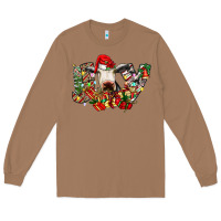 Toasted Coconut christmas joy cow Long Sleeve Tee - CowhideDigitalArt