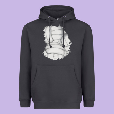 2 Volleyball Patch Heavyweight Hoodie Designed By Adodesignshop