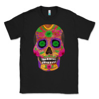 Black sugar skull Classic Tee - FaDigitalArtStudio