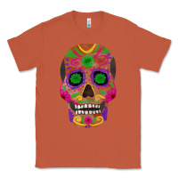 Copper sugar skull Classic Tee - FaDigitalArtStudio