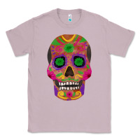Lilac sugar skull Classic Tee - FaDigitalArtStudio