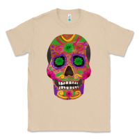 Mushroom sugar skull Classic Tee - FaDigitalArtStudio