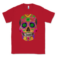 Red sugar skull Classic Tee - FaDigitalArtStudio