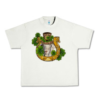 Pistachio st patricks day goat horseshoe shamrock Urban Heavy Tee - RanaPortraitStore