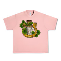 Salmon st patricks day goat horseshoe shamrock Urban Heavy Tee - RanaPortraitStore