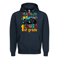 Navy ready to school crush 1st grade Zipper Hoodie - AdoDesignShop