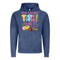 Vintage Denim dear parents tag youre it teacher Vintage Hoodie - JahusDesignShop