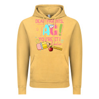 Vintage Mustard dear parents tag youre it teacher Vintage Hoodie - JahusDesignShop