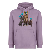 Lavender mama bear and baby bear Heavyweight Hoodie - Artiststas