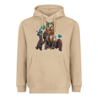 Mushroom mama bear and baby bear Heavyweight Hoodie - Artiststas