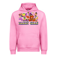 Fuchsia Pink my first mardi gras Urban Hoodie - LillyAllenDesigns