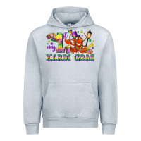 Heather Grey my first mardi gras Urban Hoodie - LillyAllenDesigns