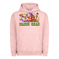Pigment Salmon my first mardi gras Urban Hoodie - LillyAllenDesigns