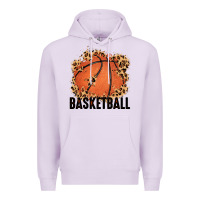 Lilac custom name basketball Premium Hoodie - MaliasSmallBusiness
