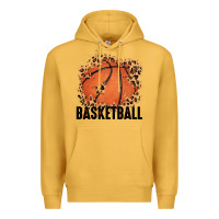 Mustard custom name basketball Premium Hoodie - MaliasSmallBusiness
