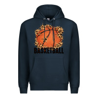 Navy custom name basketball Premium Hoodie - MaliasSmallBusiness