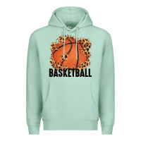 Seafoam custom name basketball Premium Hoodie - MaliasSmallBusiness