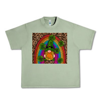 Oil Green st patricks day gnomes shamrock rainwow Urban Heavy Tee - RanaPortraitStore