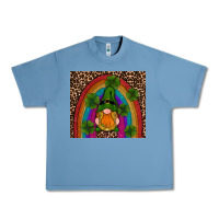 Pebble Blue st patricks day gnomes shamrock rainwow Urban Heavy Tee - RanaPortraitStore