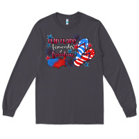 Smoke Flip flops fireworks & freedom 4th of july Long Sleeve Tee - CowGirlArtShop