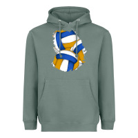 Sage volleyball patch Heavyweight Hoodie - AdoDesignShop