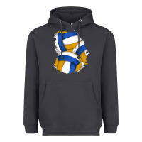 Smoke volleyball patch Heavyweight Hoodie - AdoDesignShop