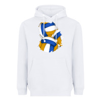 White volleyball patch Heavyweight Hoodie - AdoDesignShop