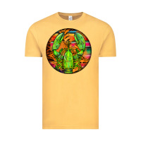 Vintage Mustard lobster round Vintage Tee - BarkalooDesign