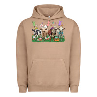 Pigment Burro easter cow Urban Hoodie - LillyAllenDesigns